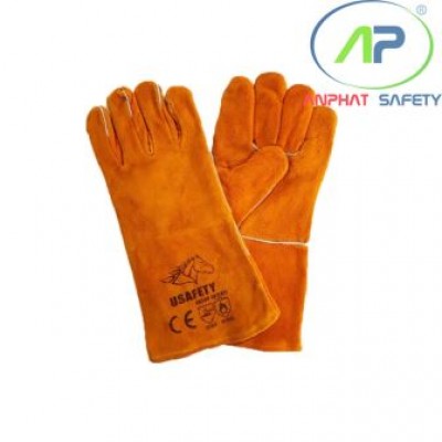 Găng tay da thợ hàn Usafety